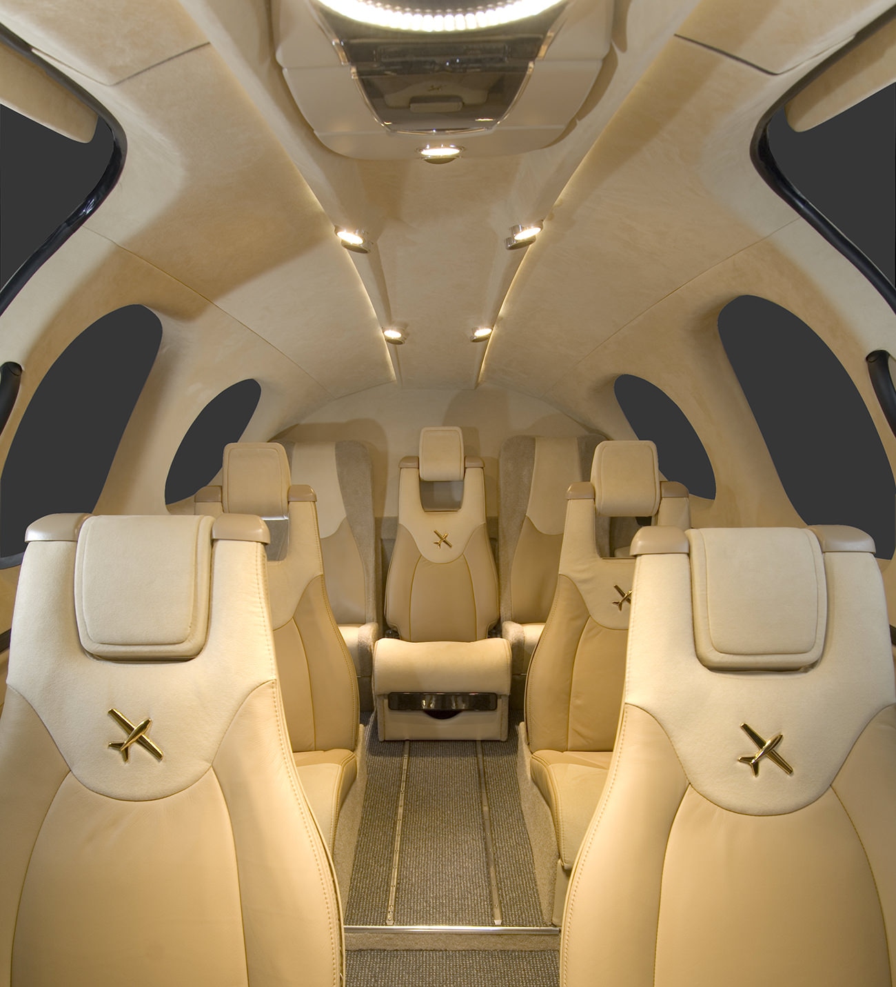 Cirrus Vision Jet luxury cabin interior